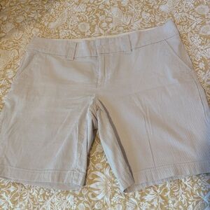 Tommy Hilfiger Tan Bermudas Classic seersucker Shorts